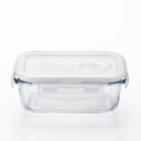 石塚硝子 ISHIZUKA GLASS アデリアグラス ADERIA GLASS Cook-Look レクタングル400WT H8763 保存容器 400ml