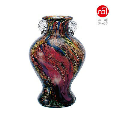 津軽びいどろ 花瓶 石塚硝子 ISHIZUKA GLASS アデリアグラス ADERIA GLASS 津軽びいどろ 花器 十和田 花 F79824 花瓶