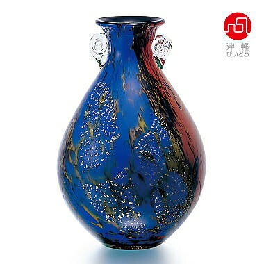 津軽びいどろ 花瓶 石塚硝子 ISHIZUKA GLASS アデリアグラス ADERIA GLASS 津軽びいどろ 花器 十和田 F79823 花瓶