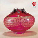 石塚硝子 ISHIZUKA GLASS アデリアグラス ADERIA GLASS 津軽びいどろ 秋村花器 金花 F79632 花瓶