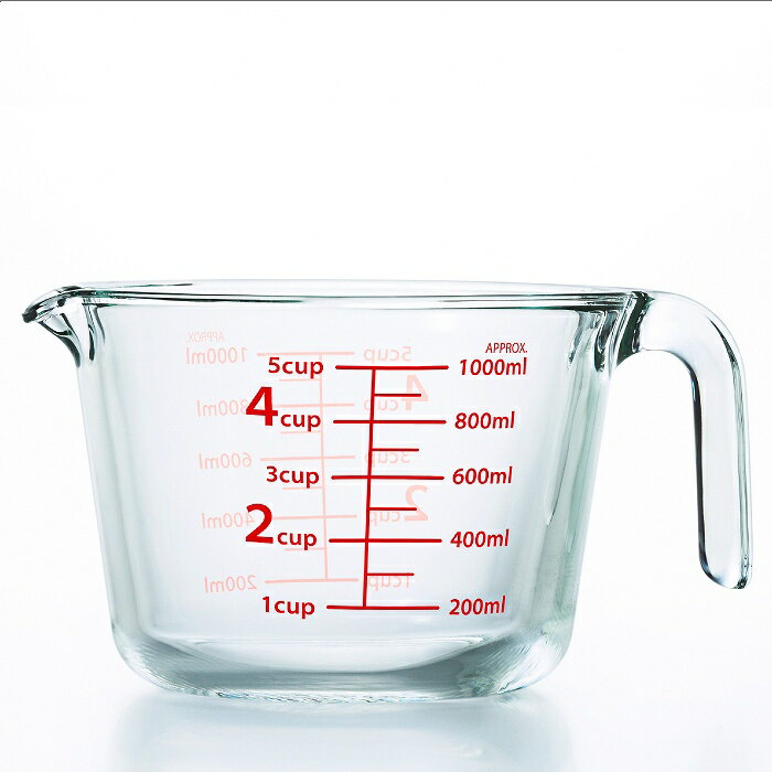 石塚硝子 ISHIZUKA GLASS アデリアグラス ADERIA GLASS ベイクック Bake Cook メジャーカップ1000 H3883 1000ml 計量カップ