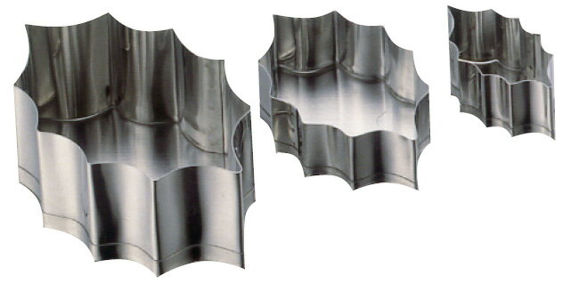 18-8　クッキー抜型　ヒイラギ　大 DNGT2001