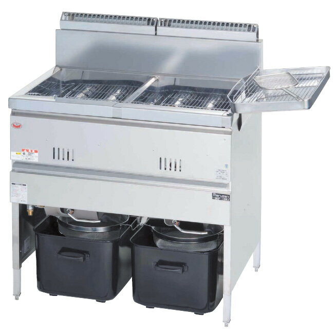 ガスフライヤー　(二槽式)　MGF−18WK　LP　マルゼン EFRA0801