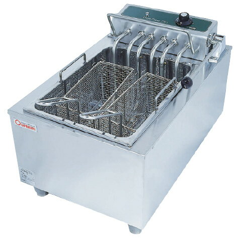 卓上電気フライヤー　スイング式　OFT−400　(1槽式)　三相200V　4.0kW EFRB2901