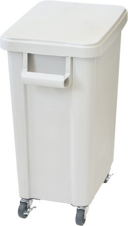 厨房用キャスターペール 45L グレー (排水栓付) リス KPLC0301 厨房用キャスターペール 45L グレー (排水栓付) リス KPLC0301