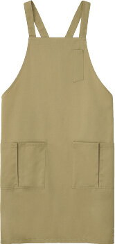 SBPU−1925　胸当てエプロン　ベ−ジュ LEPR1201