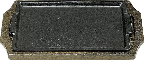 三和　ステーキ皿　デラックス角型　29cm PSTB1801