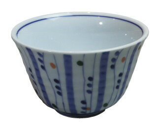 KY10−31　色入点十草千茶　強化磁器