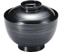 TA 3.8寸仙才椀 黒 銀刷毛目 W-12-97 SSWN5401