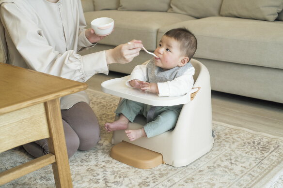 ベビーチェア　フィージー　ホワイト　120300　リッチェル UBCH0701