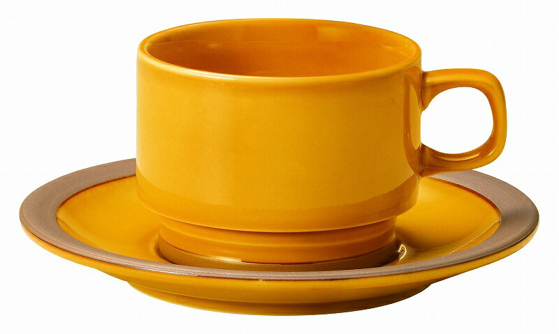 KOYO カントリーサイド ハニーアンバー 高台スタックコーヒーカップ 13463062 HOTEL&RESTAURANT TABLEWARE vol.24