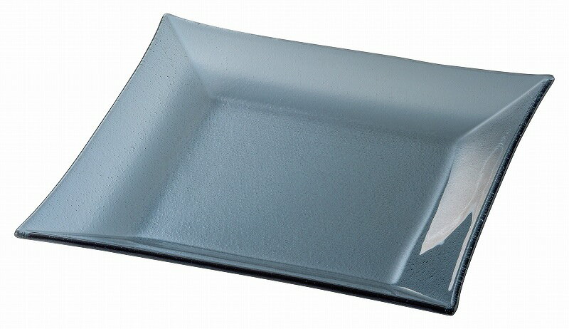 KOYO シーニュ スモーク 23.5cmスクエアープレート G2630062 HOTEL&RESTAURANT TABLEWARE vol.24