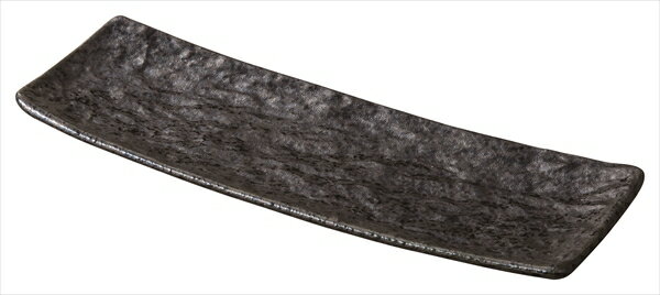 桐井陶器 MODERNO12.5 ペトラ 24cm細角皿 黒曜 36824071