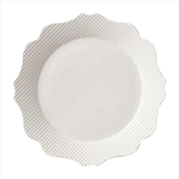Western Tableware - 桐井陶器 MODERNO12.5 ワッフル 8”プレート EP043