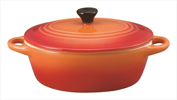 桐井陶器 MODERNO12.5 ラ・フィーヌ 11cm楕円ココット（OR） LF-35