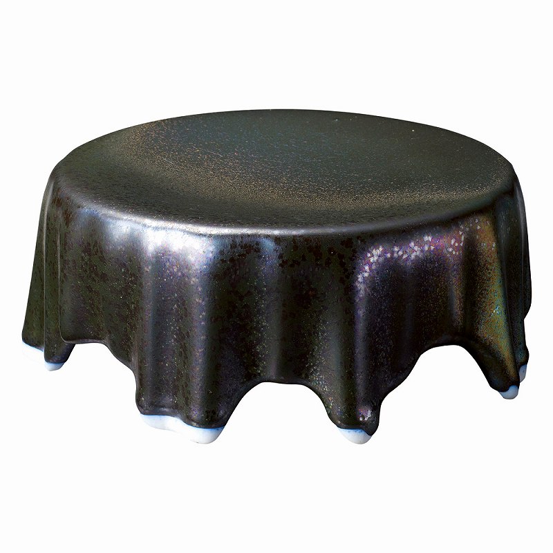 桐井陶器 MODERNO12.5 アルカナム 15cmテーブルクロス アイアングレー BM-006-AH