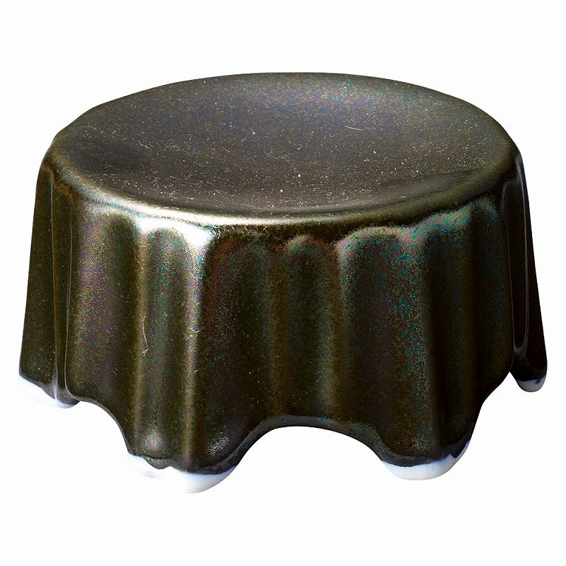 桐井陶器 MODERNO12.5 アルカナム 9cmテーブルクロス アイアングレー BM-008-AH