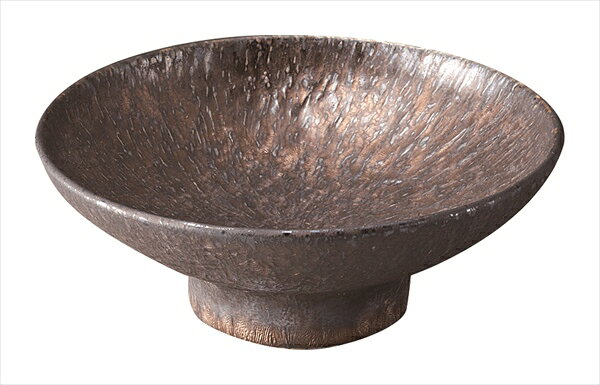 桐井陶器 MODERNO12.5 金結晶トチり5寸高台小鉢 286-65