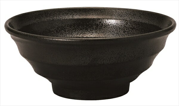桐井陶器 MODERNO12.5 鳴門 6.8寸丼 黒耀 296-67