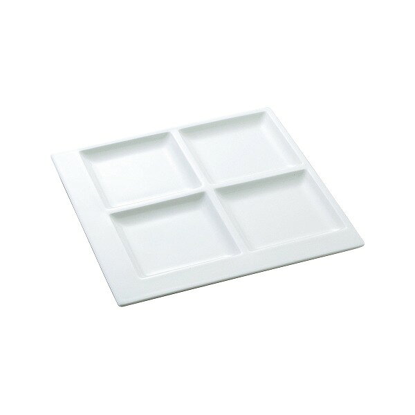 Square Plates - NARUMI ナルミ プロスタイル スクエア4仕切皿 18cm 50131-5659 中皿