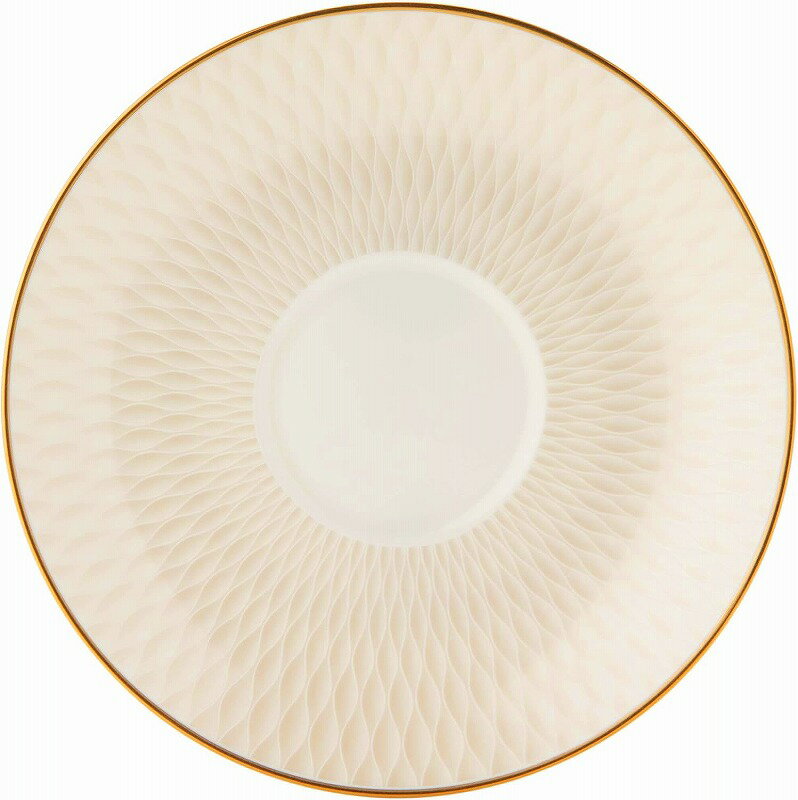 NARUMI ナルミ プロスタイル ティーコーヒー兼用ソーサー 15cm 中皿 ラッフルゴールド 52072-1946 ラッフルプラチナ 52073-1946