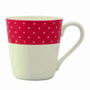 NARUMI ナルミ ドット マグカップ 290cc ピンク 52557-2773 ブラック 52558-2773 シルバー 52559-2773