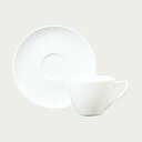 Noritake ノリタケ リズモホワイト ティー・コーヒー碗皿 カップ＆ソーサー 210ml T5389L/1610 1610L/T94589