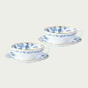 Noritake ノリタケ ブルーソレンティーノ ティー碗皿ペアセット ティーカップ＆ソーサーペア 180ml P58043A/4562 4562L/P58043A