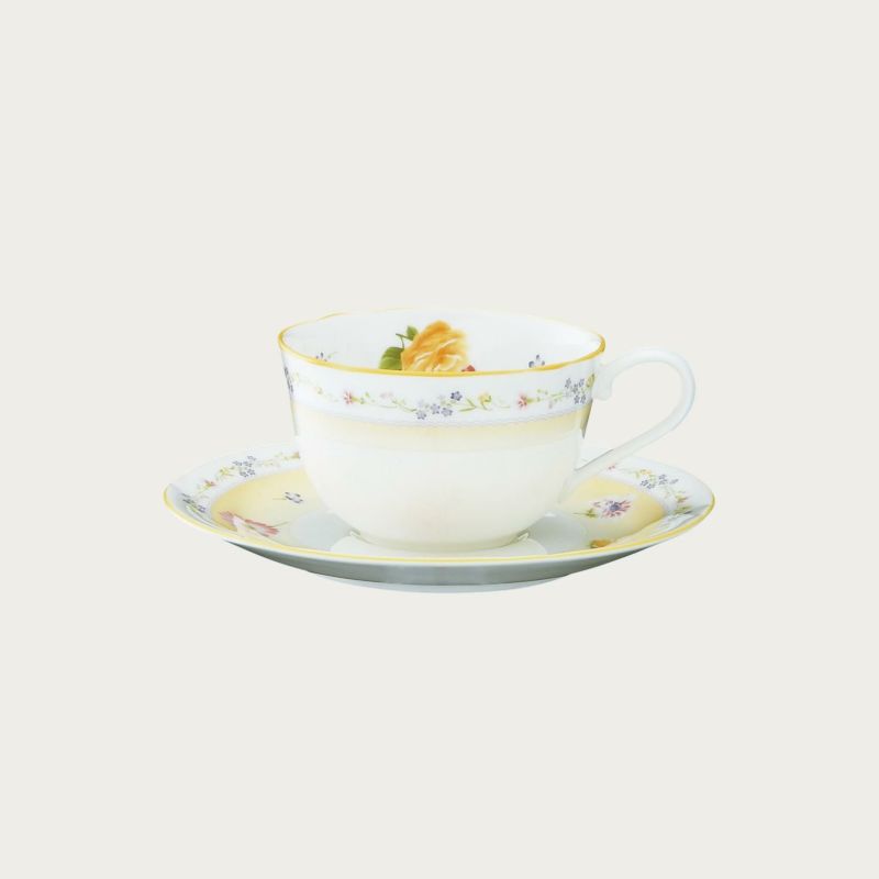 ノリタケ カップ Noritake ノリタケ ジュヌフレール ティー・コーヒー碗皿 カップ＆ソーサー 225ml T59387A/4620 4620L/T59387A