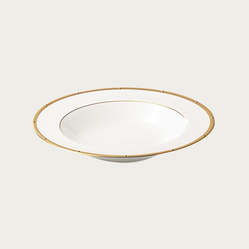 Noritake ノリタケ ルネッサンス 21.5cmディーププレート 大皿 ロシェルゴールド 97207/4796L 4796L/97207 ロシェルプラチナ 97207/4795L 4795L/97207