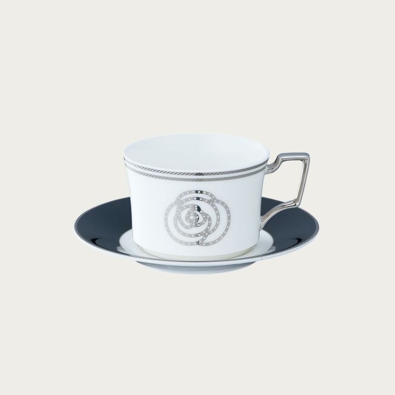 Noritake ノリタケ エイダン ティー・コーヒー碗皿 カップ＆ソーサー(白) 240ml T93687/4867-2 4867-2L/T93687