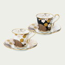 Noritake ノリタケ あやみなも コーヒー碗皿ペアセット(桜金銀彩・夜桜金銀彩) コーヒーカップ&ソーサーペア 200ml P52506/4939-10 ...