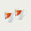 Noritake ノリタケ フランク・ロイド・ライト　（マーチバルーンズ） マグカップペア マグペアセット 285ml WP59880/4947 4947J/WP59880