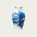 大倉陶園 ブルーローズ(8011) 19cm花生 74A/8011 8011/74A 花瓶 花器 フラワーベース(3)