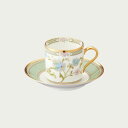 Noritake ノリタケ ヨシノ コーヒー碗皿(グリーン) コーヒーカップ＆ソーサー 125ml Y59881/9983 9983J/Y59881