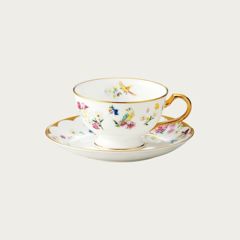 Noritake ノリタケ チェスティ ティー・コーヒー碗皿 カップ＆ソーサー 190ml CHT221/H-946L H-946L/CHT221 ティーカップ コーヒーカップ