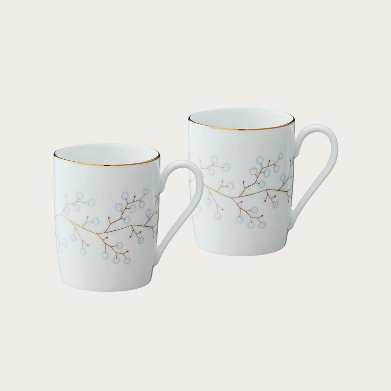 Patterned - Noritake ノリタケ ホワイトベル マグカップペア 300ml 1747L/P91155