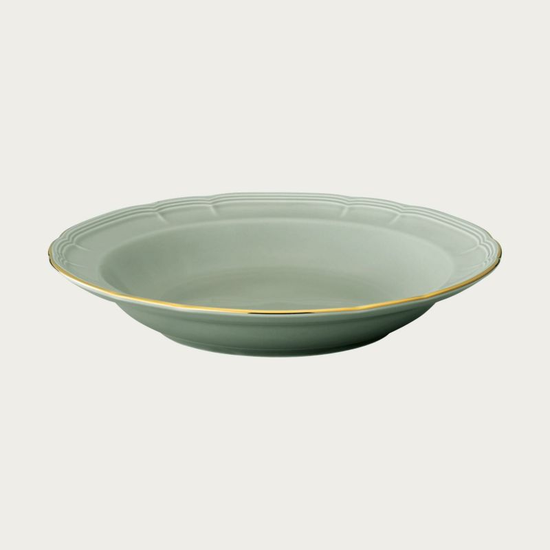 Noritake ノリタケ プロポーザル 24cmディーププレート 大皿 アッシュ ゴールドライン 1729L/96898 トープ ゴールドライン 1731L/96898