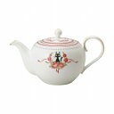 Noritake ノリタケ 魔女の宅急便 ティーポット（ピンク） 650ml MJ97284/H-612L H-612L/MJ97284 黒猫 ジジ