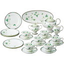 Noritake ノリタケ SHIROTSUMEKUSA(WHITE CLOVER) しろつめくさ 24pcティーセット T24/T790 T790/T24 2...