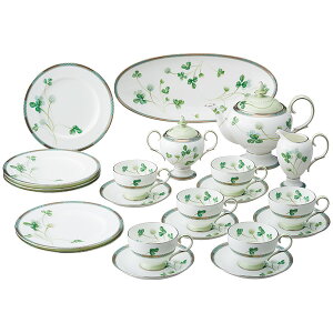 Noritake Υ꥿ SHIROTSUMEKUSAWHITE CLOVER Ĥ᤯ 24pcƥå T24/T790 T790/T24 21cmץ졼ȡƥҡһ41cmѡƥץ졼ȡݥåȡ奬꡼ޡ