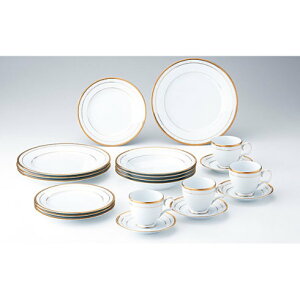 Noritake ノリタケ ティーセット ホームセット 20PCセット 27cm 21cm 23cm プレート ティー・コーヒー碗皿 ハンプシャーゴールド HAMPSHIRE GOLD P020LHB/4335 4335L/P020LHB ハンプシャープラチナ HAMPSHIRE PLATINUM P020LHB/4336 4336L/P020LHB