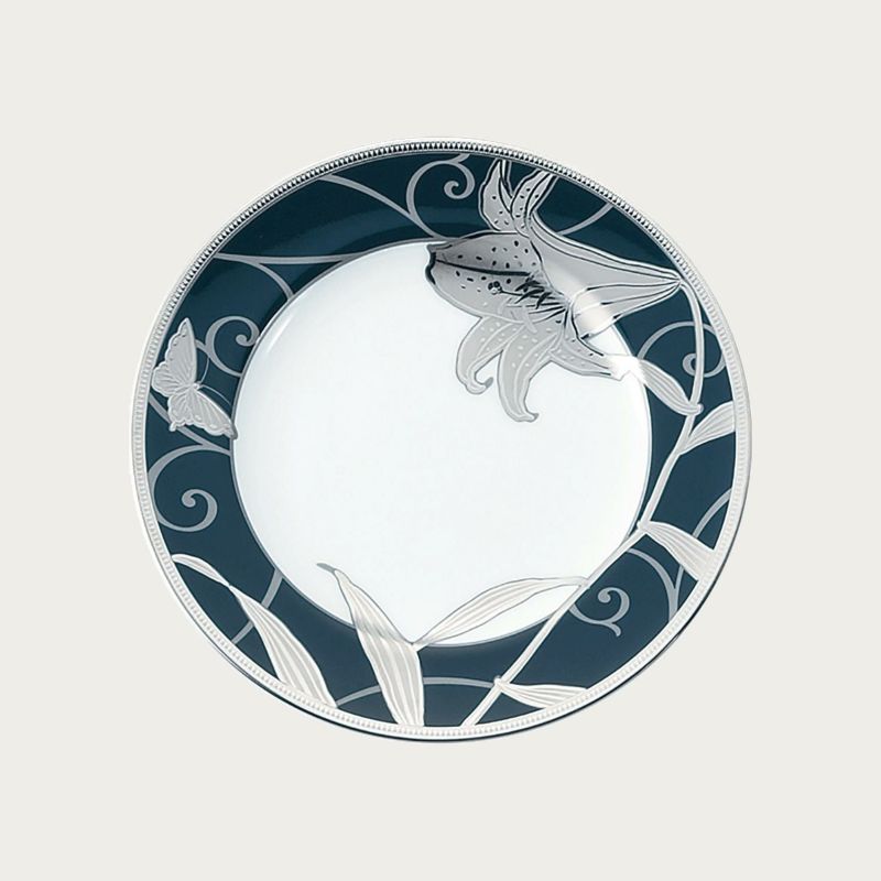 Noritake ノリタケ 花銀彩百合 21cmプレート 大皿 T59811/4697 4697J/T59811