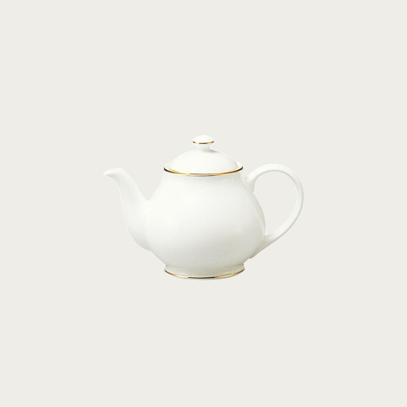 Noritake ノリタケ サンクエトワール・モデラート ティーポット(小) 445ml ゴールドライン 50024A/4674 4674K/50024A 4674L/50024A プラチナライン 50024A/4675 4675K/50024A 4675L/50024A
