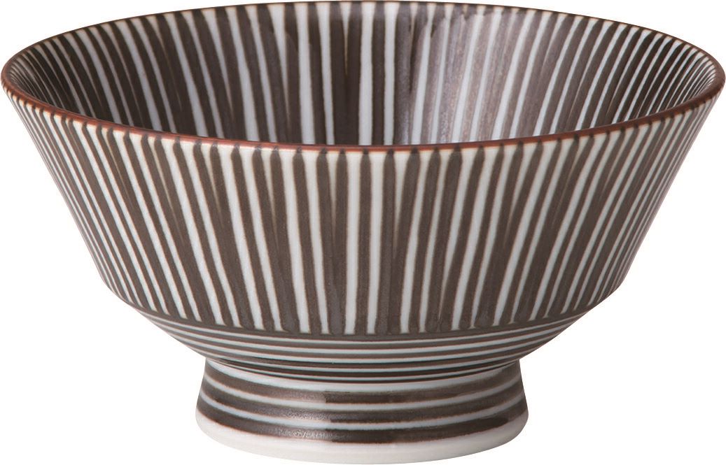 西海陶器 すゑひろ碗 細十草 S 18163