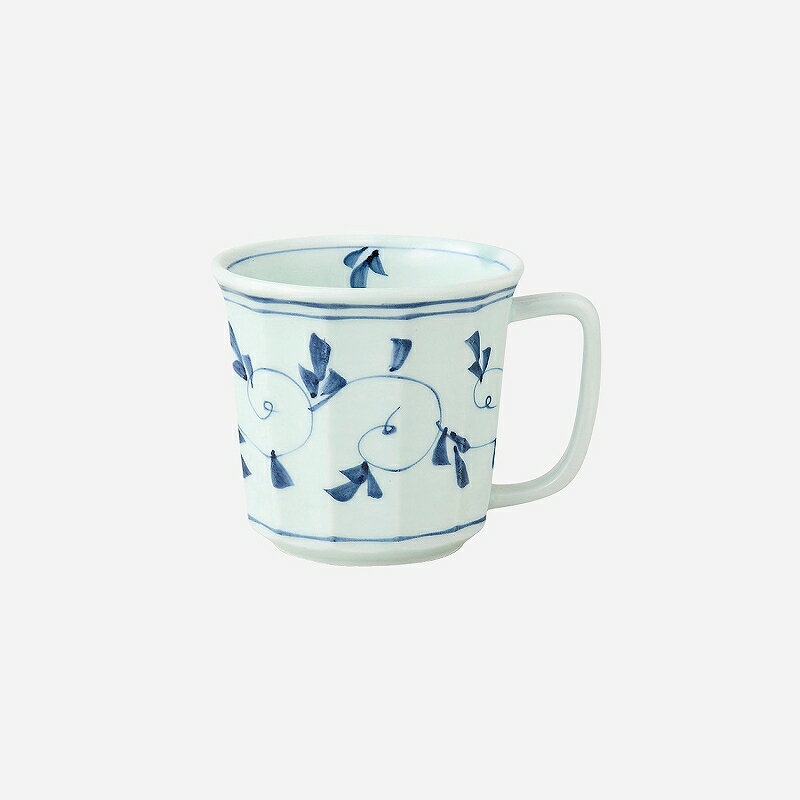 Other Tableware - 西海陶器 唐草 軽量マグ 青 32015 波佐見焼 3個セット