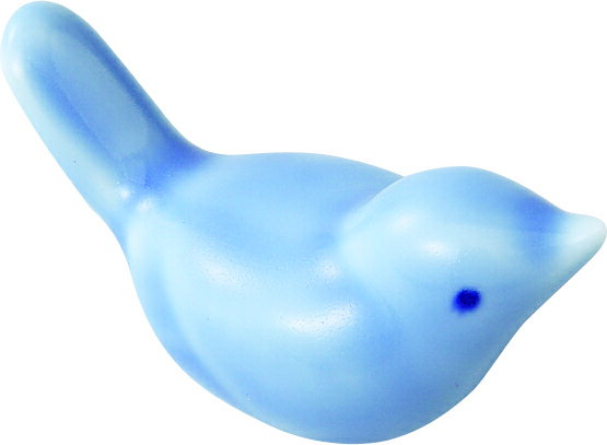 西海陶器 ことり 箸置 ブルー 40021 波佐見焼 5個セット