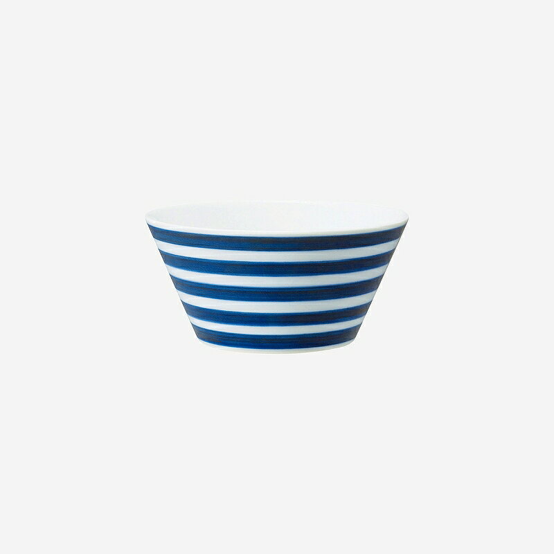 西海陶器 es bowl ボーダー BU(S) 47155 波佐見焼 5個セット