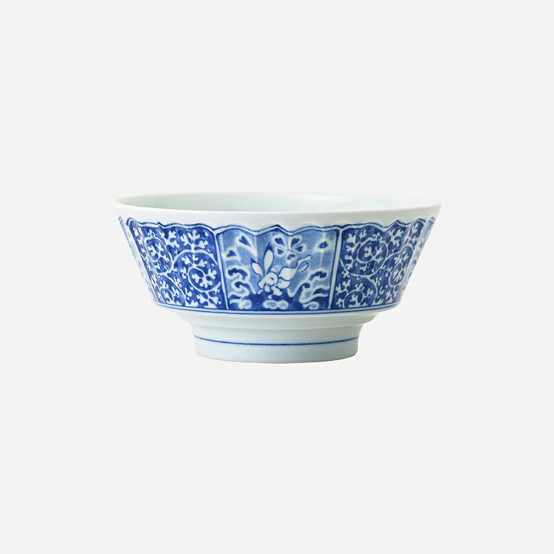 Other Tableware - 西海陶器 兎濃唐草 持易丼 74207 波佐見焼 5個セット