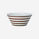 西海陶器 es bowl ボーダー BN（L） 19615 波佐見焼